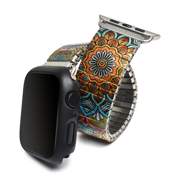 Mandalas Métallique - Cactus Flower - Banded™️ for Smartwatch  Banded's Metallic take on our Best selling Mandala styles from our Air Banded collection that we sell onboard Lufthansa & Swiss airlines.